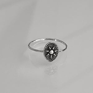 Sun Coin Ring | Dainty Celestial Stacking Ring | Minimalist Sun Ray Jewelry | Mystic Sun Goddess Gift for Her | Bohemian & Boho Chic Ring