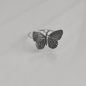 Butterfly Statement Ring | Large Butterfly Jewelry | Intricate Detail Ring | Whimsical Cottagecore Gift for Her | Bold Unique Insect Jewelry