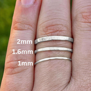 Bumblebee Stacking Ring | Dainty Bee Insect Jewelry | Minimalist Honeybee Ring for Gardeners & Cottagecore Lovers | Nature Inspired Ring