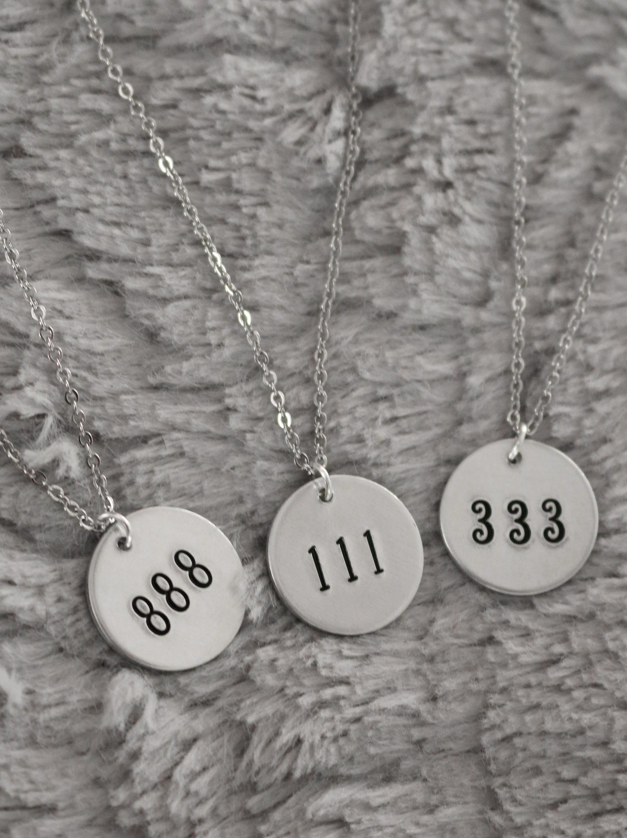 Angel Number Necklace - Round