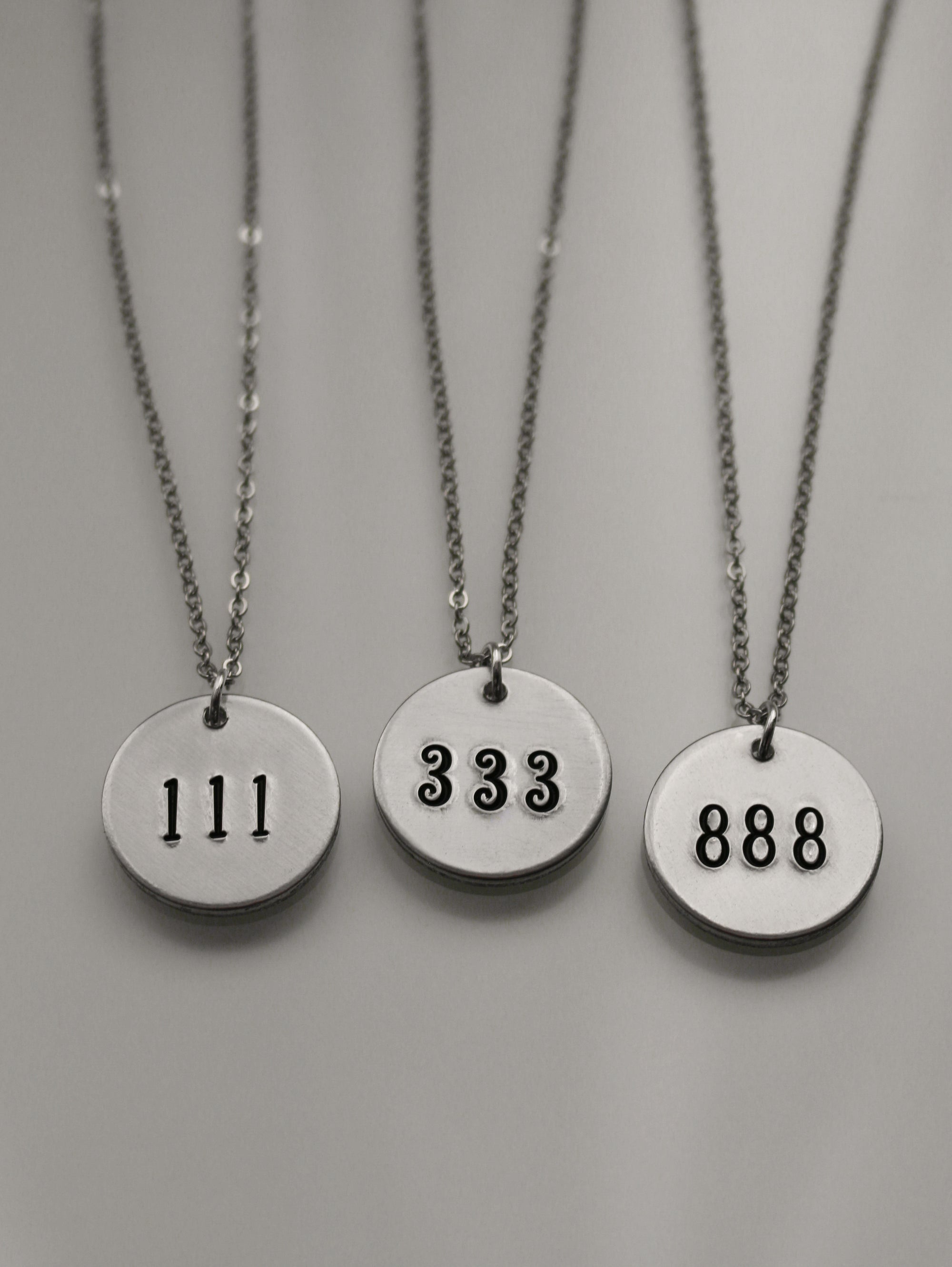 Angel Number Necklace - Round