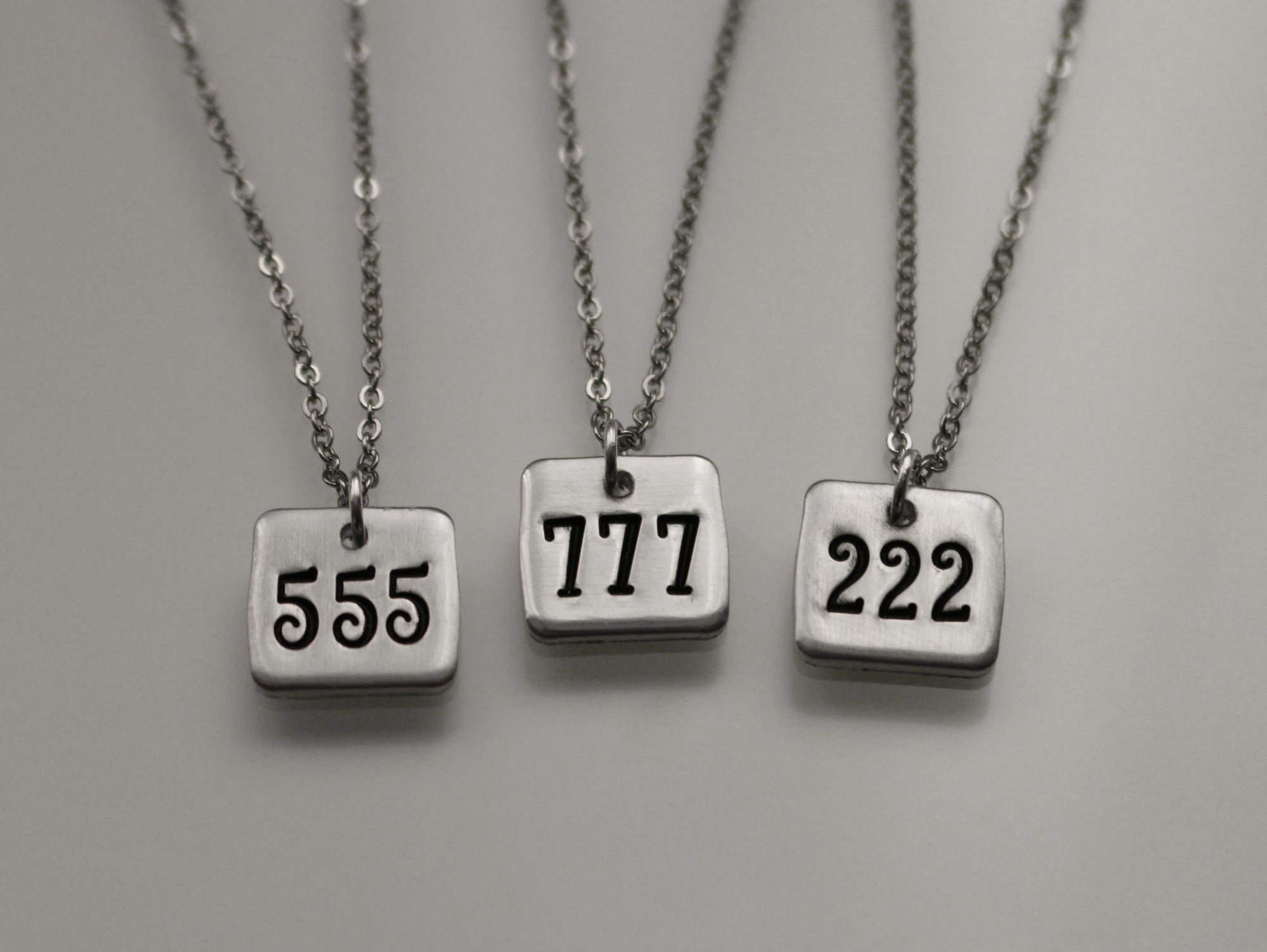 Angel Number Necklace - Square