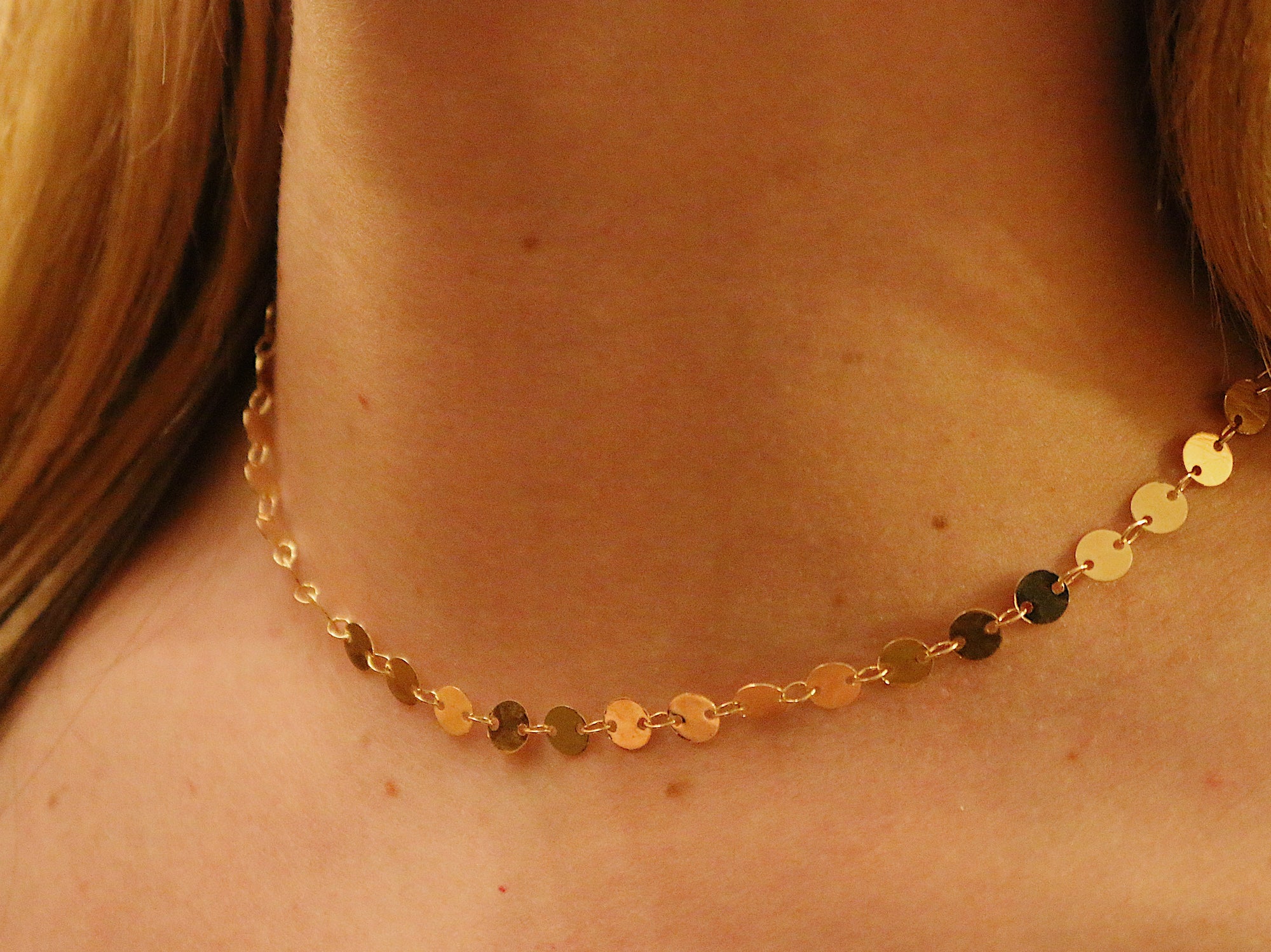 Olivia Gold Choker Necklace