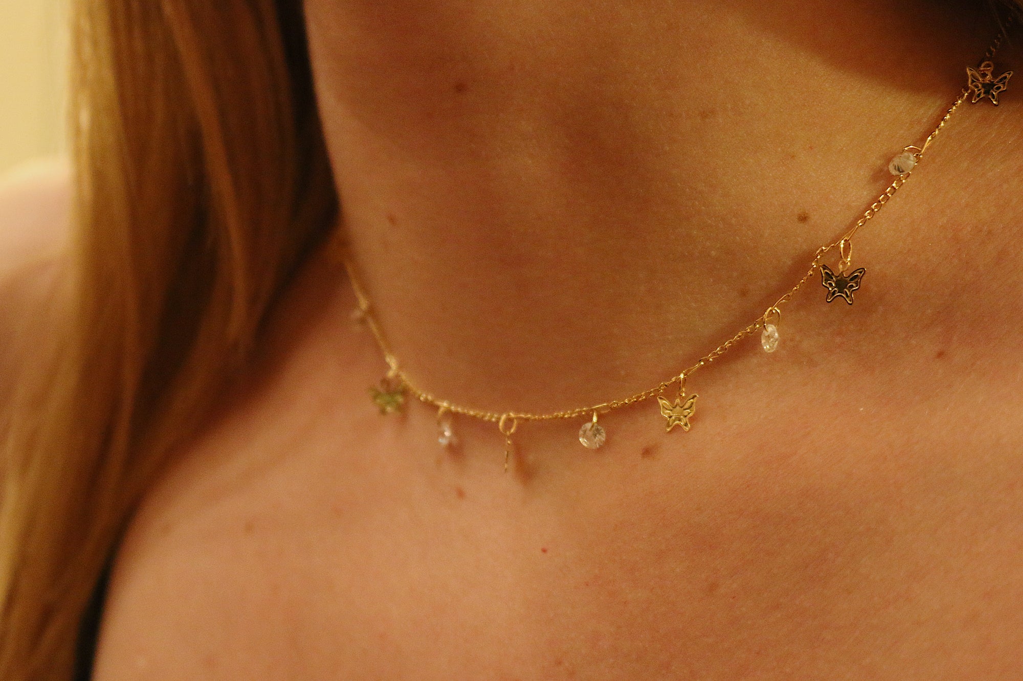 Molly Gold Choker Necklace