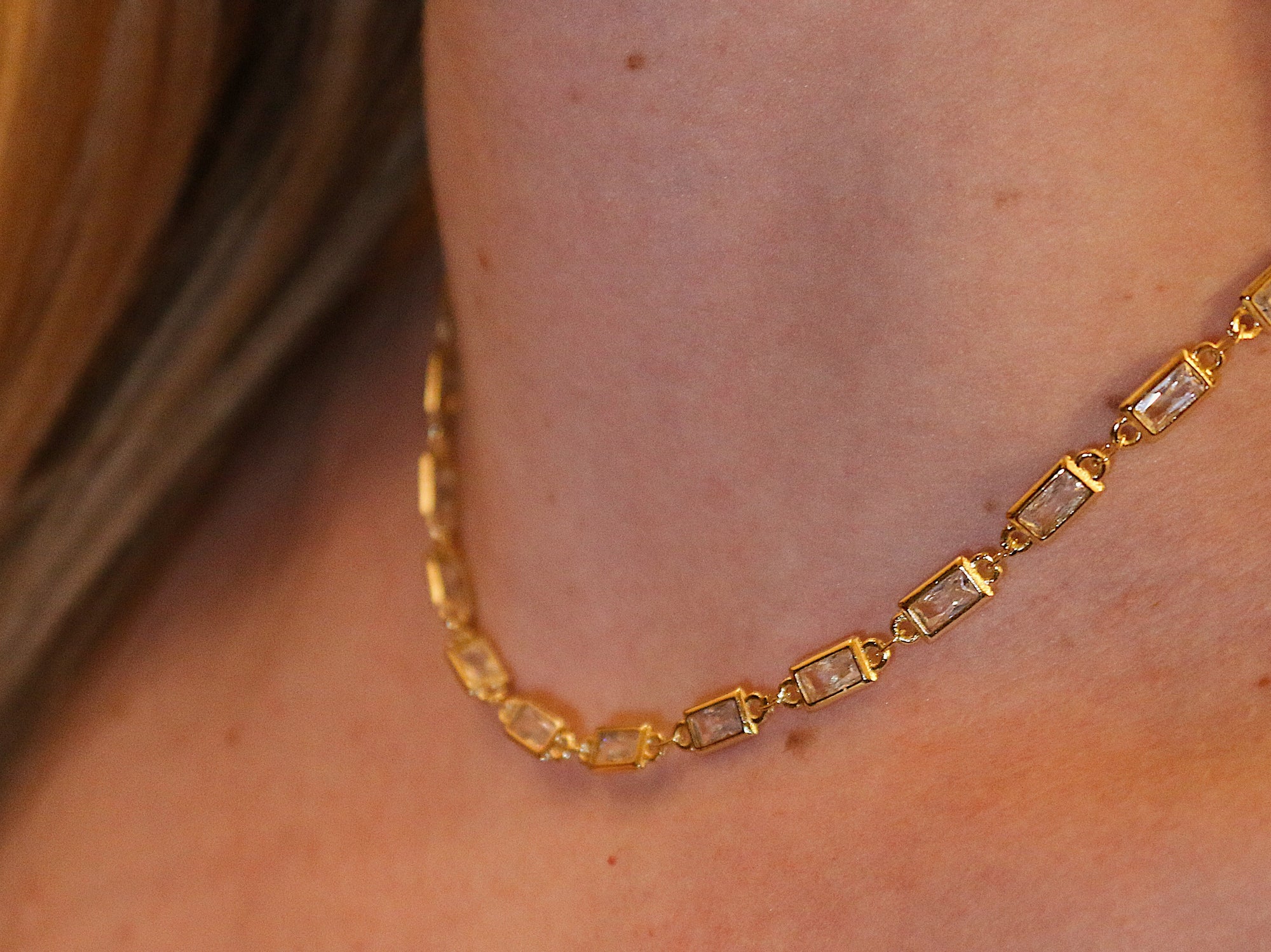 Kaitlin Gold Choker Necklace