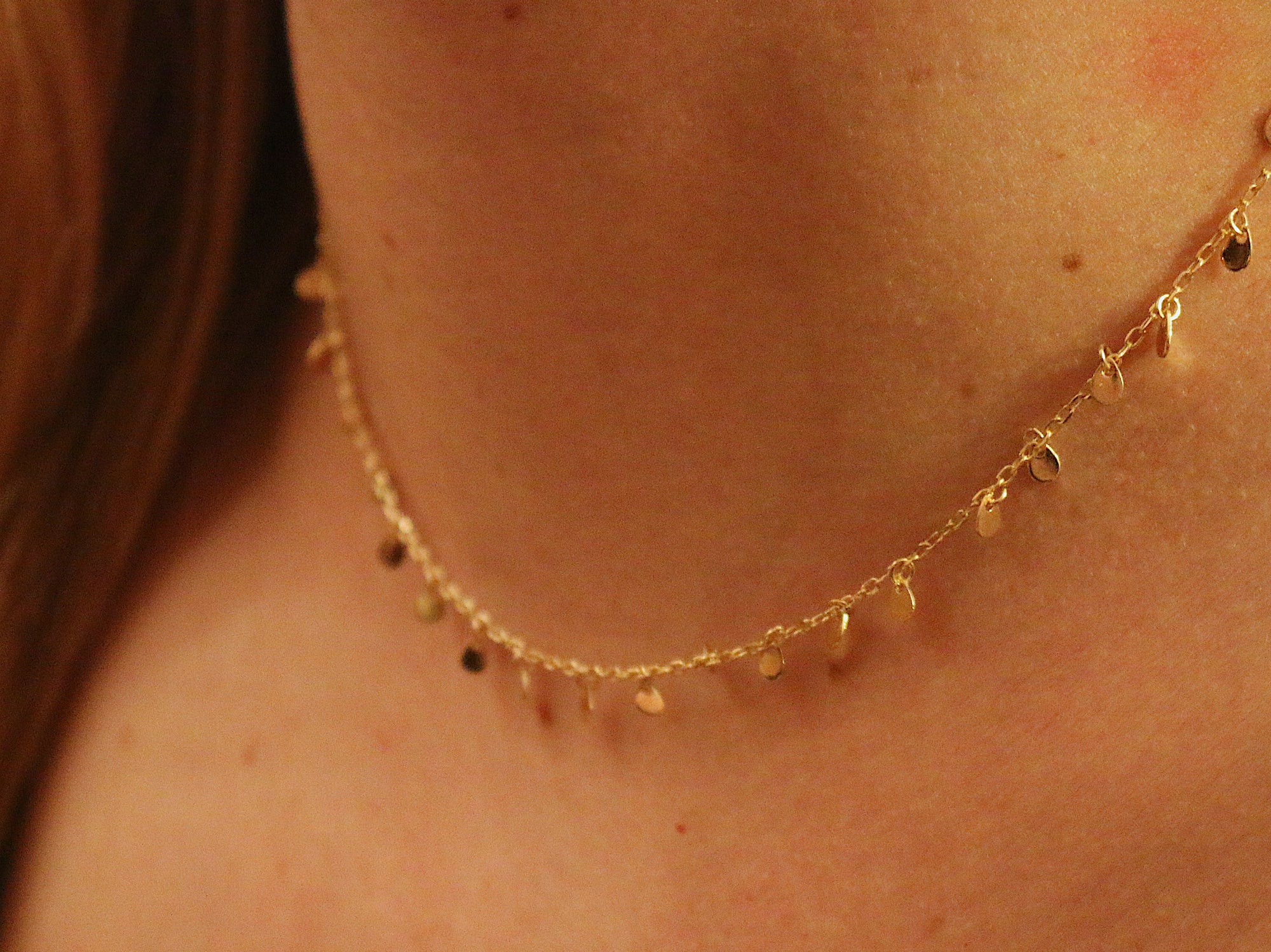 Collette Gold Choker Necklace