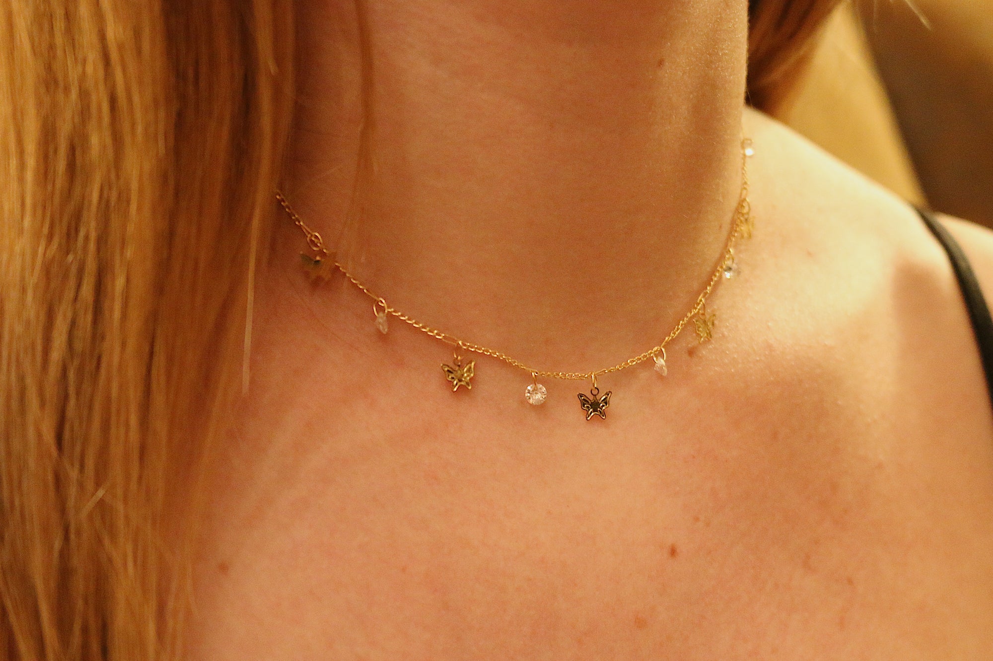 Molly Gold Choker Necklace
