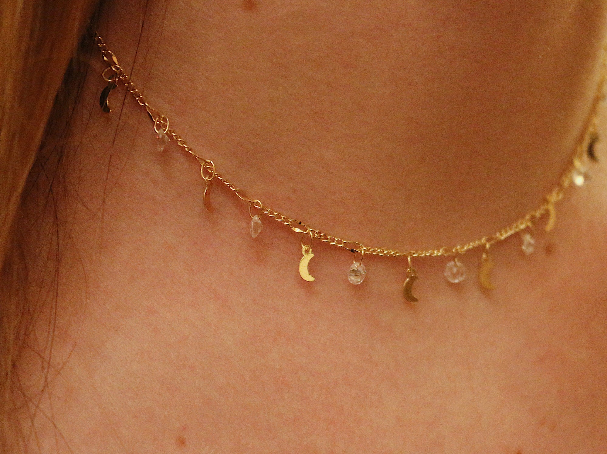 Beatrix Gold Choker Necklace