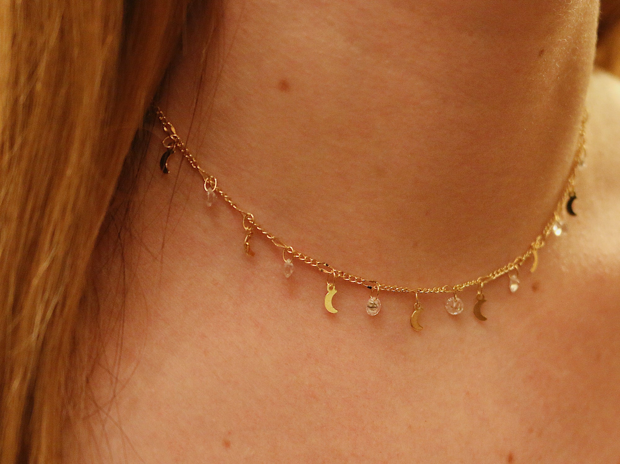 Beatrix Gold Choker Necklace