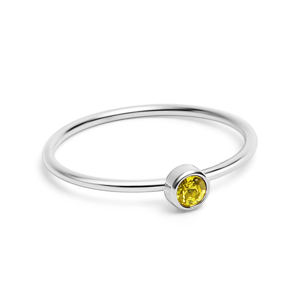 Lafonn November Birthstone Ring 001-620-05000 SS Orange | Cellini Design  Jewelers | Orange, CT