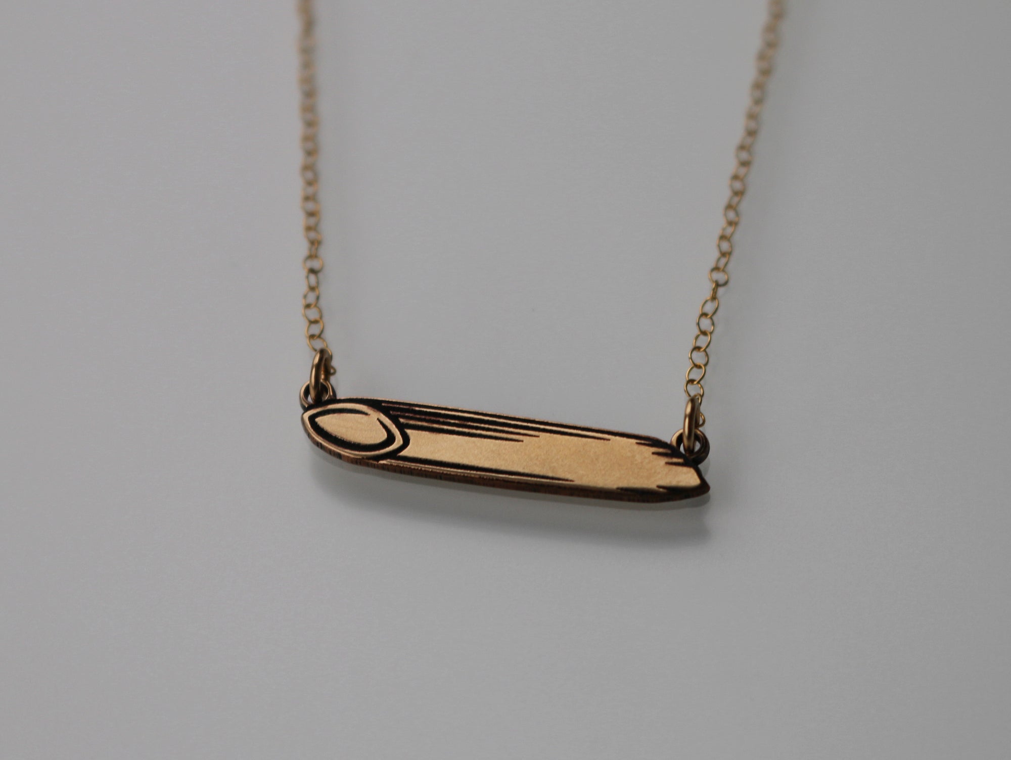Penne Pasta Necklace - Gold Filled