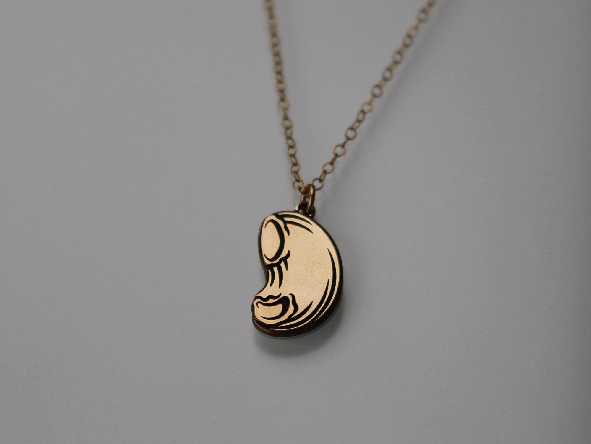 Pipe Rigate Pasta Necklace - Gold Filled