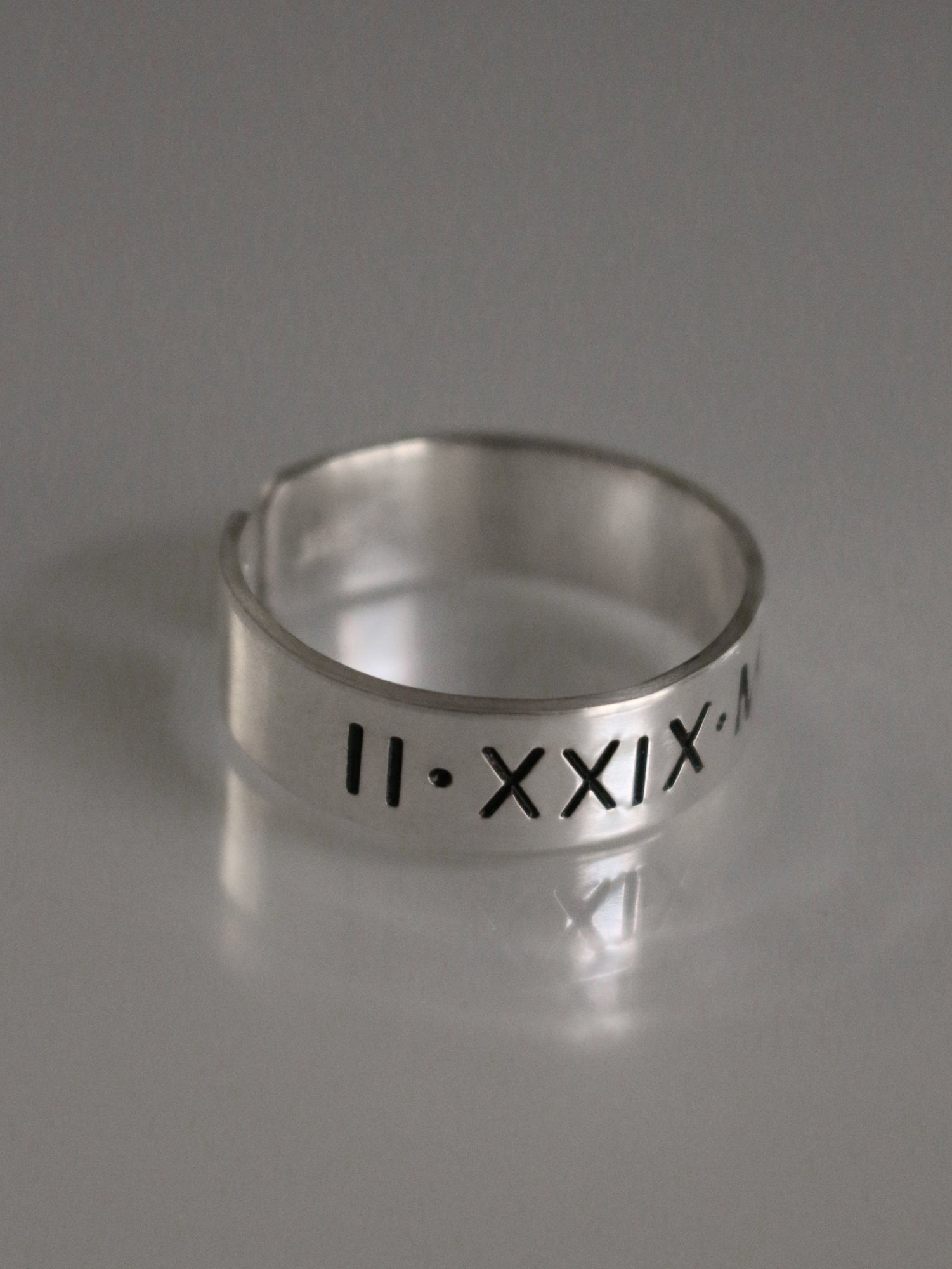 Buy Custom Date Ring, Personalized Roman Numeral Ring, Anniversary Gift,  Dainty Silver Ring, 3mm Band Ring, Silver Band Ring, Wedding Ring Online in  India - Etsy