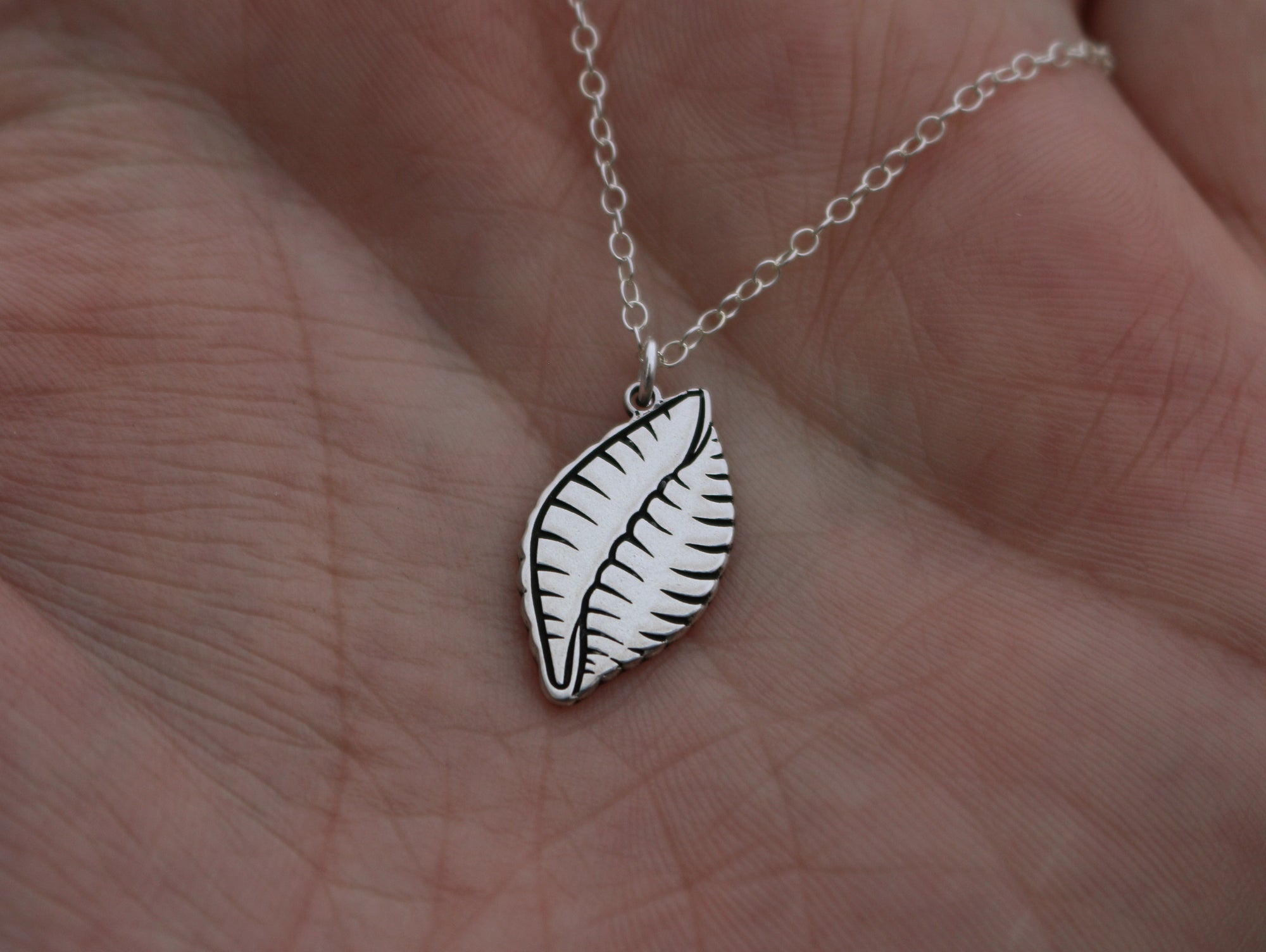 Shell Pasta Necklace - Sterling Silver