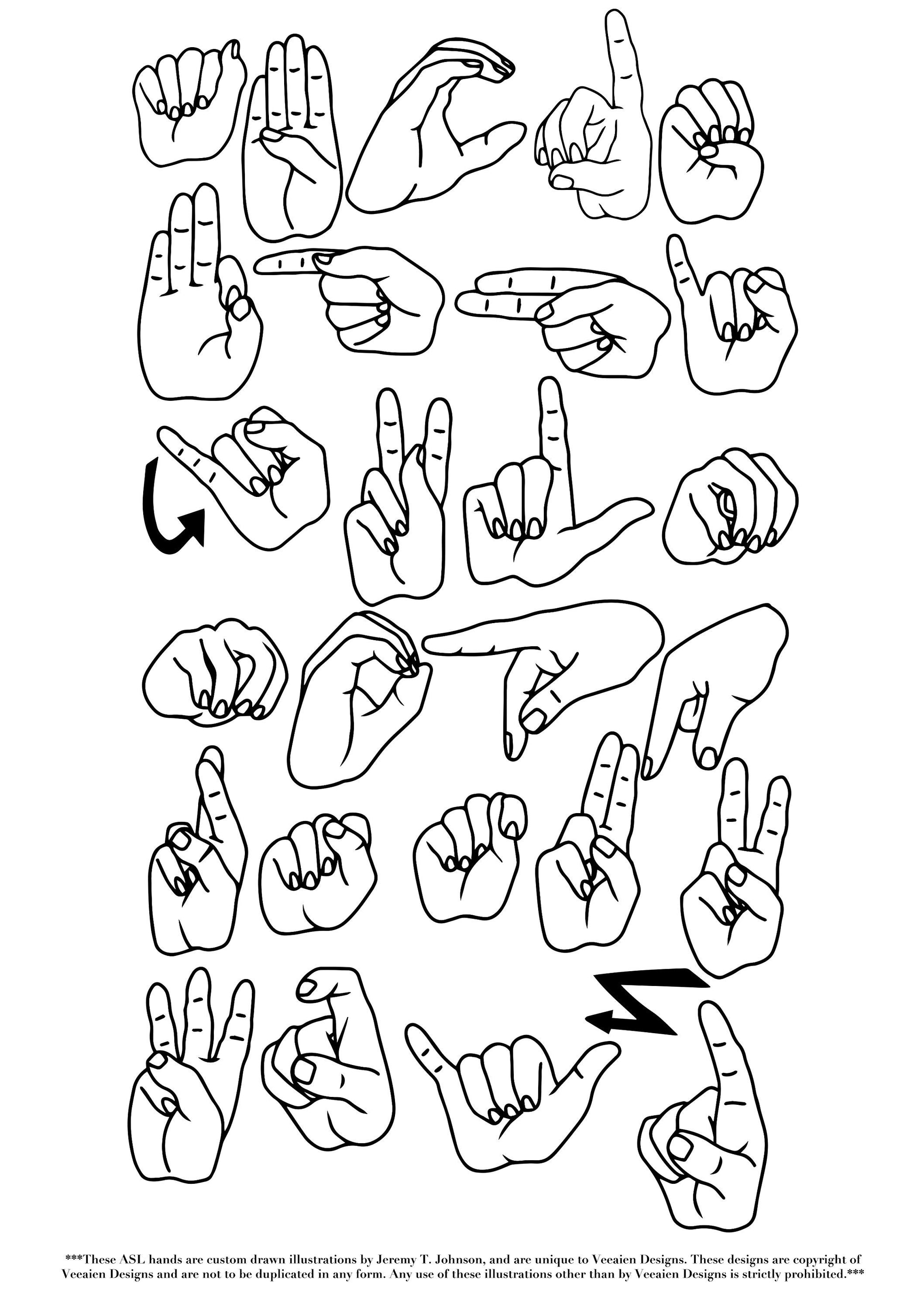 ASL Name Bar Necklace | American Sign Language Gift | ASL Fingerspelling | Sign Jewelry | Name Sign Jewelry | Finger Alphabet | Interpret