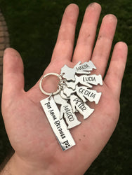 This Mama Belongs To Keychain | Personalized Gifts for Mom | Mother's Day Gift | First Mothers Day | Mama Keychain | Custom Kids Names