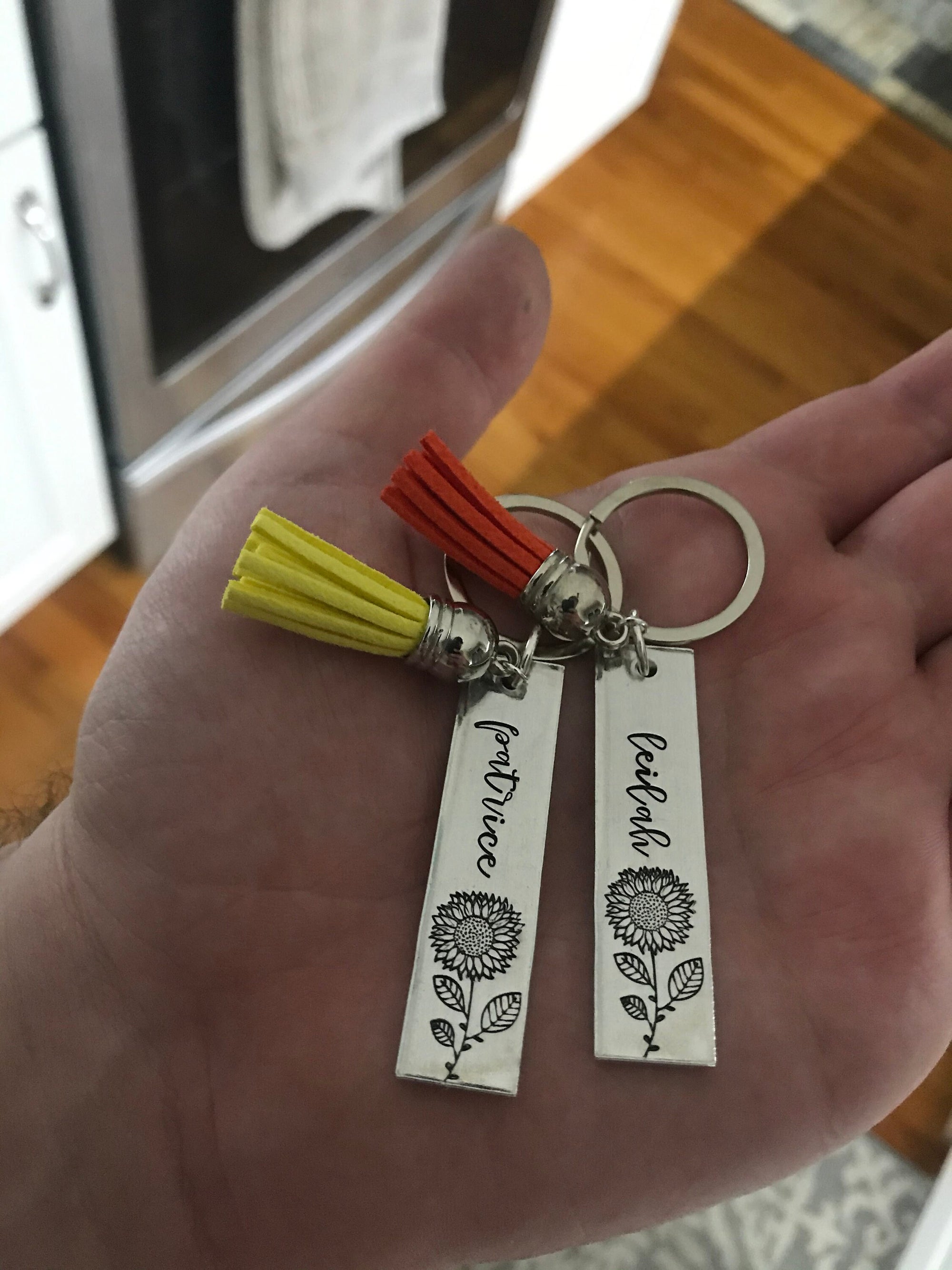Personalized Tassel Keychain - Marleylilly