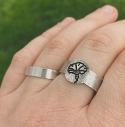 September Birth Flower Ring | Morning Glory Jewelry | Floral Signet Ring | Best Friend Birthday Gifts | Mother's Day Gift | Best Friend Ring