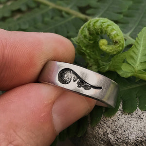 Fern Fiddlehead Stacking Ring | Plant Jewelry | Best Friend Ring | Outdoor Jewelry | Nature Jewelry | Plant Ring | Detailed Fern Jewelry