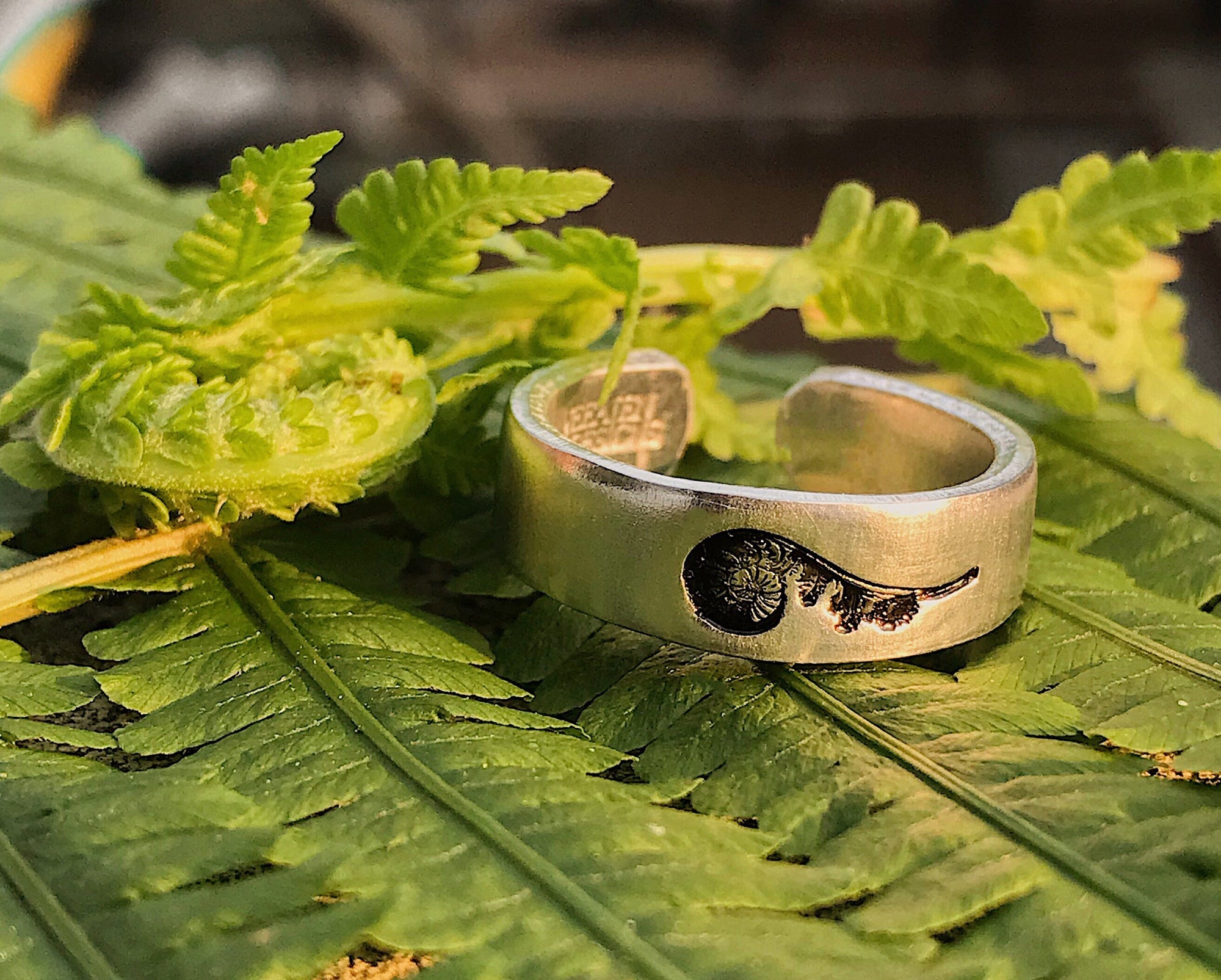 Fern Fiddlehead Stacking Ring | Plant Jewelry | Best Friend Ring | Outdoor Jewelry | Nature Jewelry | Plant Ring | Detailed Fern Jewelry