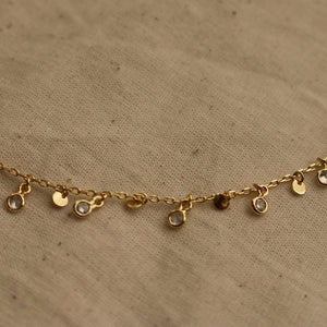Emma Gold Choker Necklace | Gold Filled Dangle Choker | Best Friend Birthday Gift | Everyday Gold Necklace | Dainty Choker Necklace