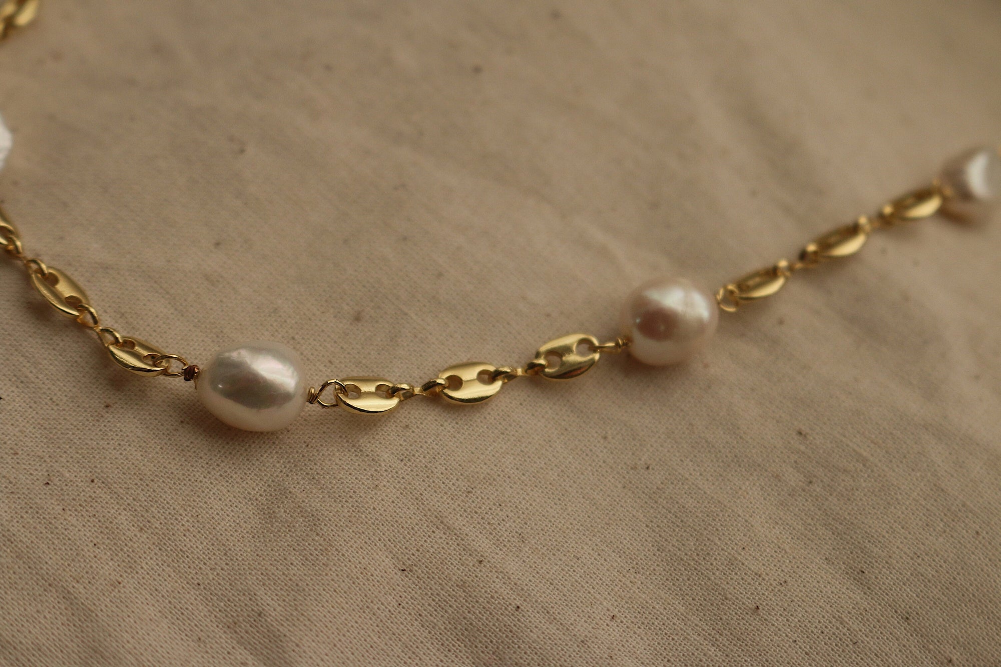 Marina Gold Choker Necklace | Gold Filled Pearl Choker | Best Friend Birthday Gift | Everyday Gold Necklace | Pearl Choker Necklace