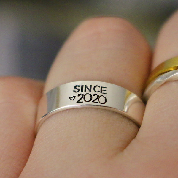 Since Year Ring | Important Year Ring | New Beginnings Jewelry ...