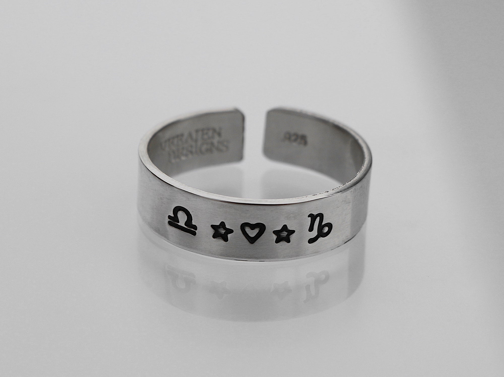 Zodiac Friendship Ring | Custom Astrological Jewelry | Constellation Horoscope Ring | Best Friend Gift | Couples Rings | Anniversary Ring