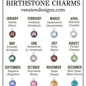 August Birthstone Necklace | August Birthday Gift | Silver Birthstone Necklace for Mom | Best Friend Birthday Gift | Birthstone Jewelry