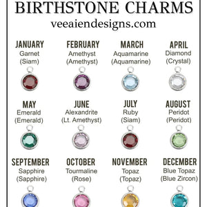 December Birthstone Necklace | December Birthday Gift | Silver Birthstone Necklace for Mom | Best Friend Birthday Gift | Birthstone Jewelry