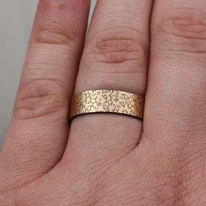 Gold Fall Leaves Ring | Gay Pride Jewelry | LGBTQ Gift | Pride Jewelry | LGBTQ+ Pride Ring | Matching Couples Rings | Book Series Jewelry