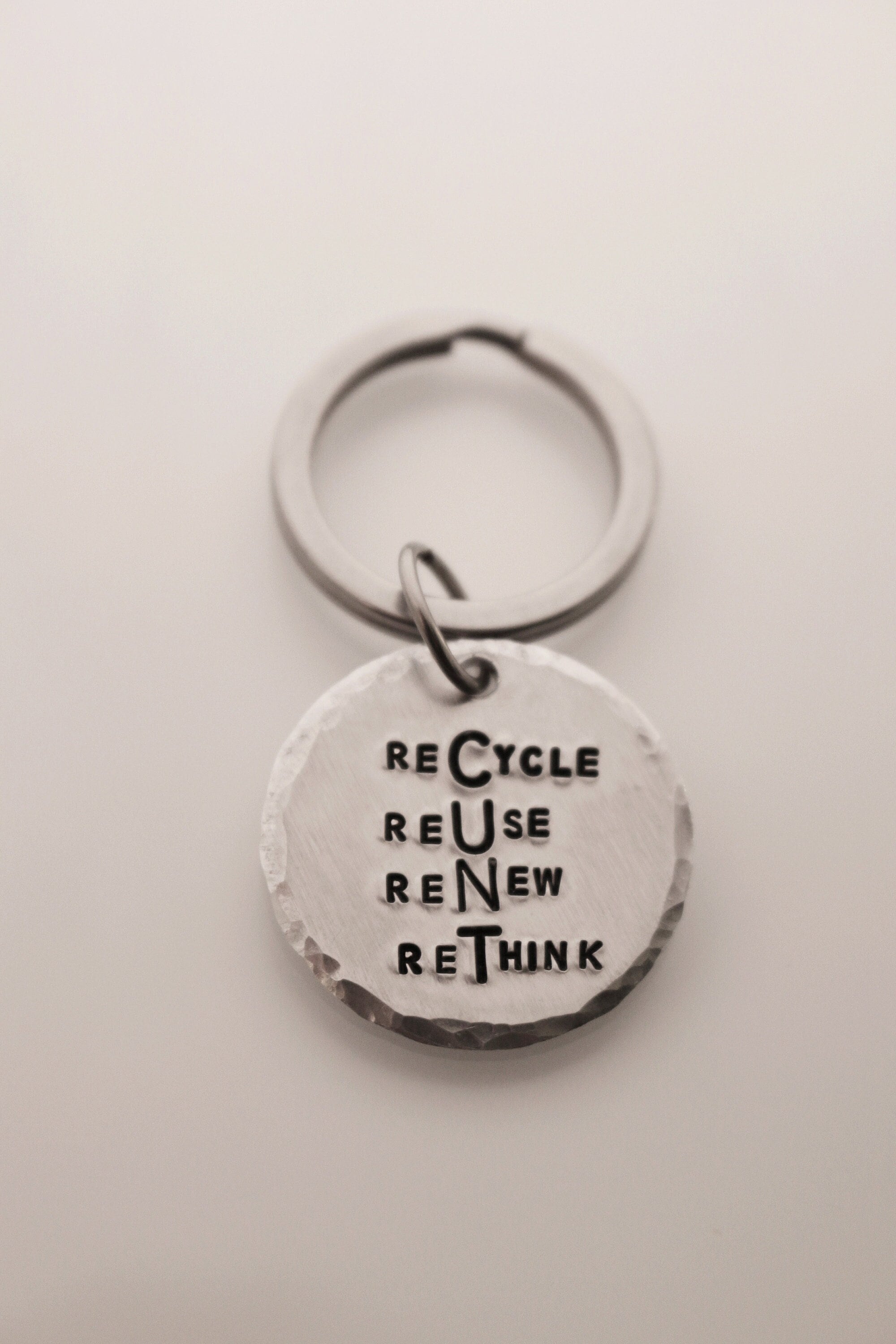 ReCycle ReUse ReNew ReThink Keychain | C*NT Keychain | Funny Keychain | George 2023 | Best Friend Birthday Gift | Cuss Keychain