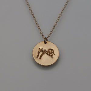Pinky Swear Gold Charm Necklace | Pinky Promise Necklace | Best Friend Birthday Gift Necklace | Dainty Gold Necklace | Halloween Jewelry