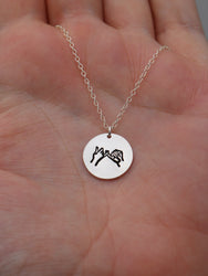 Pinky Swear Silver Charm Necklace | Pinky Promise Necklace | Best Friend Birthday Gift Necklace | Everyday Dainty Silver Necklace | Promises