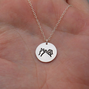 Pinky Swear Silver Charm Necklace | Pinky Promise Necklace | Best Friend Birthday Gift Necklace | Everyday Dainty Silver Necklace | Promises