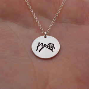 Pinky Swear Silver Charm Necklace | Pinky Promise Necklace | Best Friend Birthday Gift Necklace | Everyday Dainty Silver Necklace | Promises